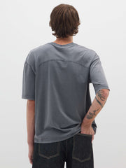 OVS Grey Pure Cotton Boxy Fit T-Shirt