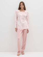 OVS Pink Pure Cotton Regular Fit Pyjamas With Buttons
