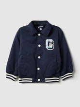 OVS Regular fit blue jacket with striped cuffs for boys
