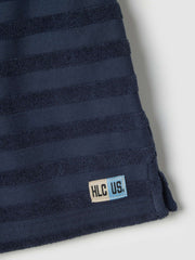 OVS Regular fit blue striped pure cotton polo shirt for boys