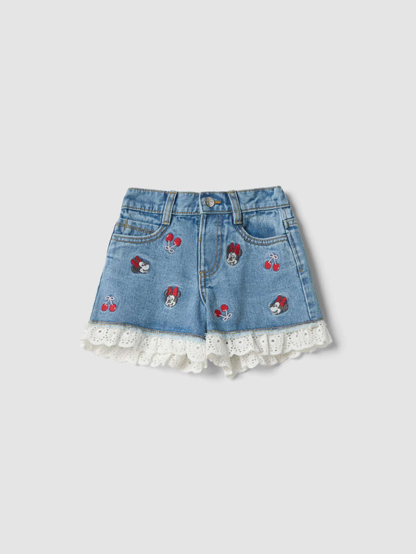 OVS Pure Cotton Shorts With Embroidery