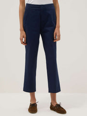 OVS Blue Regular-Fit Pure Cotton Chino Trousers