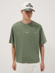 OVS Green Pure Cotton Short-Sleeve T-Shirt