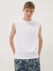 OVS White Pure Cotton Tank Top “ Regular Fit