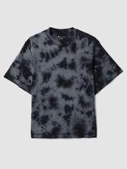 OVS Pure Cotton T-Shirt With Tie-Dye Print