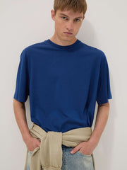 OVS Blue Pure Cotton Short-Sleeve T-Shirt