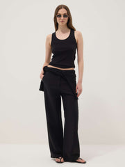 OVS Black Pure Cotton Tank Top