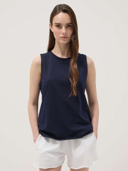OVS Blue Pure Cotton Tank Top