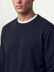 OVS Blue crew-neck sweatshirt in cotton blend, regular fit
