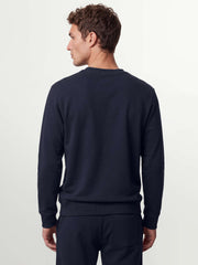 OVS Blue crew-neck sweatshirt in cotton blend, regular fit