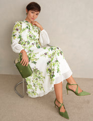 Hobbs London Pia Silk Floral Dress