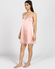 La Senza Sexy Sleep Satin Slip ROYAL PINK / M