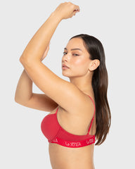 Rx Pu Pl Art Deco Logo Htr Crimson Htr / 34B