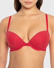 Rx Pu Pl Art Deco Logo Htr Crimson Htr / 34B