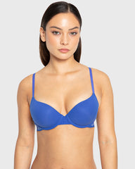 Essentials Ll Demi- Art Deco Logo Ctn Dazzling Blue / 34B