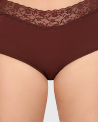 La Senza Trend Remix Boyshort Panty Brown / M