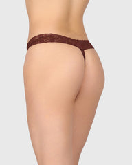 La Senza Trend Remix Thong Panty Brown / M
