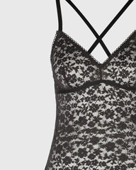 La Senza Sexy Sleep Slip Black / M