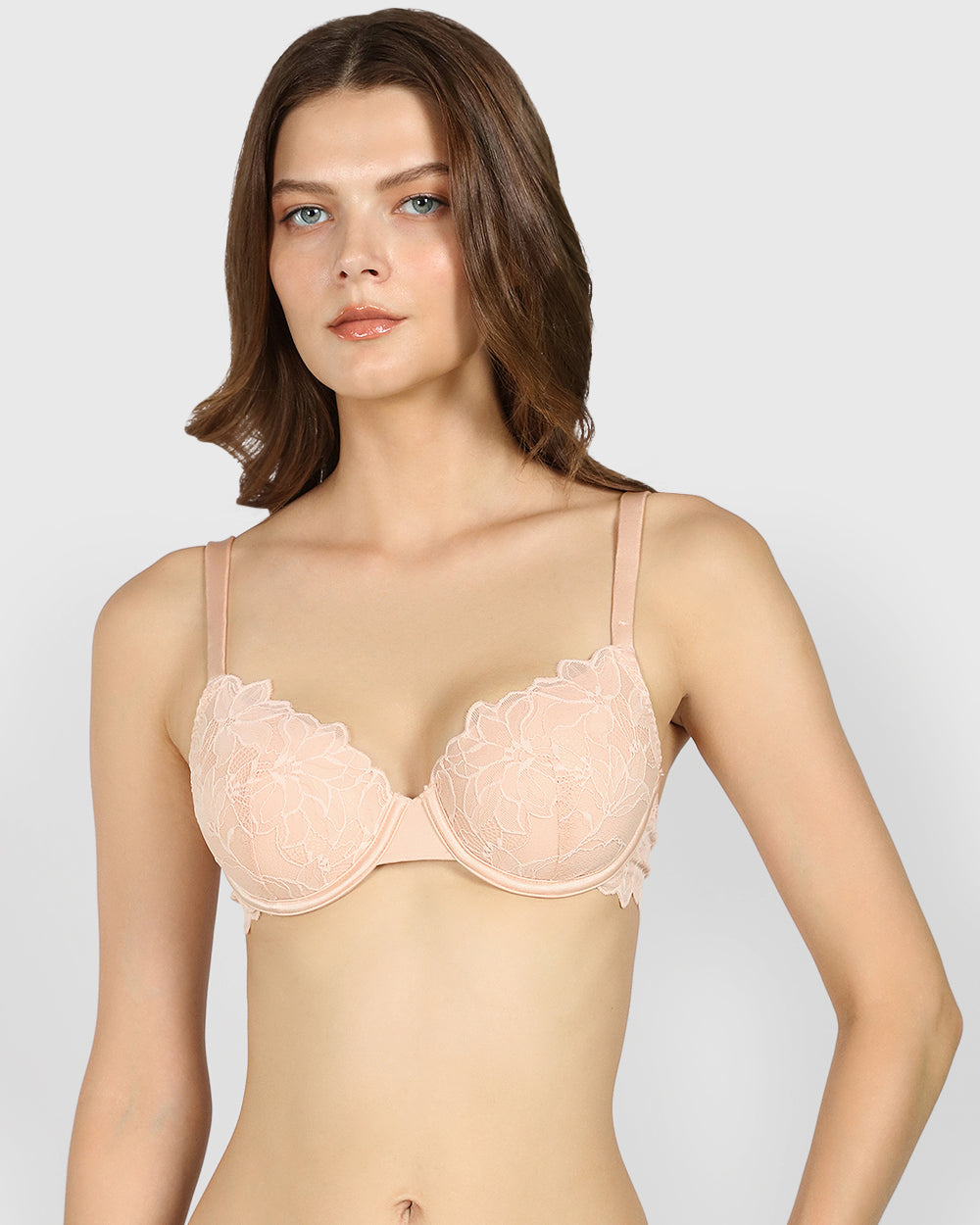 La Senza Lightly Lined Full Coverage Bra Beige / 34B
