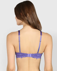 La Senza Lightly Lined Full Coverage Bra Purple / 34B