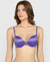 La Senza Double Pushup Plunge Bra Purple / 34B