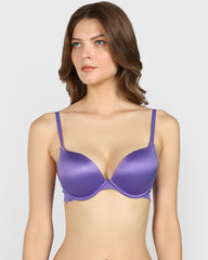 La Senza Double Pushup Plunge Bra Purple / 34B