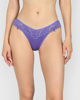 La Senza Diva Thong Panty Purple / M