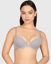 La Senza Trend Remix Plunge Bra Grey / 34B