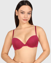 La Senza Trend Remix Plunge Bra Dark Pink / 34B