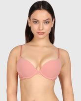 La Senza Obvious Obsession Plunge Bra Light Pink / 34B
