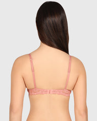 La Senza Obvious Obsession Plunge Bra Light Pink / 34B
