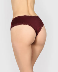 La Senza Sexy Cheeky Panty Dark Red / M
