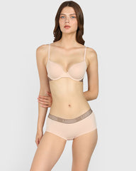 La Senza Trendy Boyshort Panty Beige / M