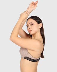 La Senza Trend Remix Plunge Bra Nude / 34B