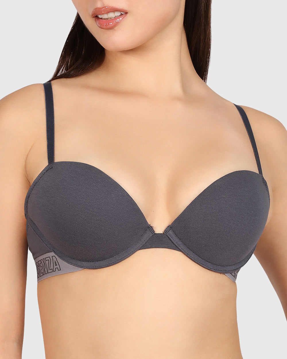 La Senza Trend Remix Plunge Bra Dark Green / 34B