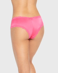 Diva Ki V Cheeky Ao Micro Lc Trim Hot Pink / M