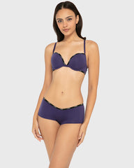 Rx Pu Pl Skinny Logo Ctn Celestial Sky With Black / 34B