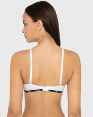 Rx Pu Pl Skinny Logo Ctn White With Black / 34B