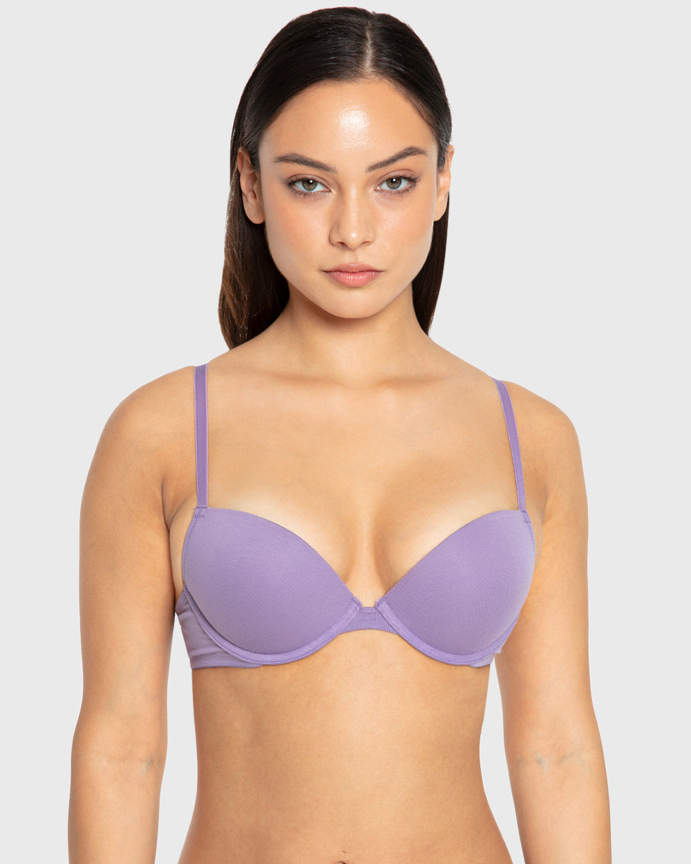 Rx Pu Pl Fit Update - Cotton W Ls Tag Purple Haze / 34B