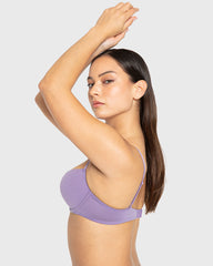 Rx Pu Pl Fit Update - Cotton W Ls Tag Purple Haze / 34B