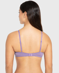 Rx Pu Pl Fit Update - Cotton W Ls Tag Purple Haze / 34B