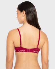 Rx Pu Pl Art Deco Logo Ctn Plum Rose / 34B