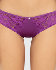 Diva Thong Lavish Lc Sides And Bk Sparkling Grape / M