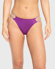 Diva Hl Mini Cheeky Micro W Rhinestone Straps Sparkling Grape / M