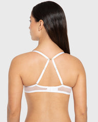 Bs Pu Pl Bc Lavish Lc W Foil Foiled White / 34B