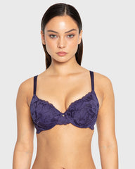 Ss Ll Flc Ao Lavish Lace Celestial Sky / 34B