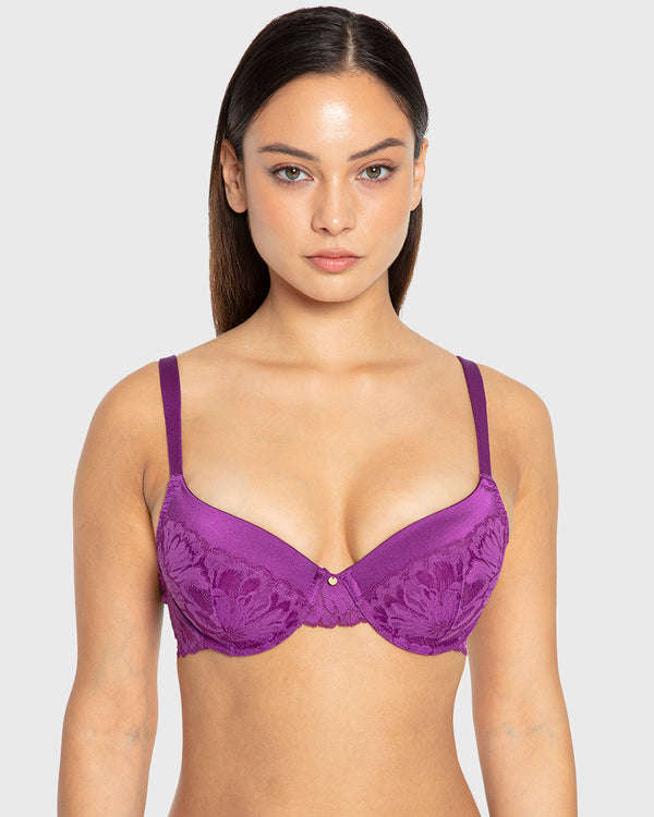 Ss Ll Flc Lavish Lc Plcmt Cup And Wing Sparkling Grape / 34B