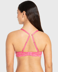 Hs Pu Pl Bc Romantic Lc Wing W Cradle Hot Pink / 34B