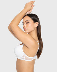 Hs Pu Pl Bc Lavish Lc W Cradle- Foil Foiled White / 34B