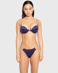 Hs Pu Pl Bc Smooth W Rhinestone Tape Designer Celestial Sky / 34B